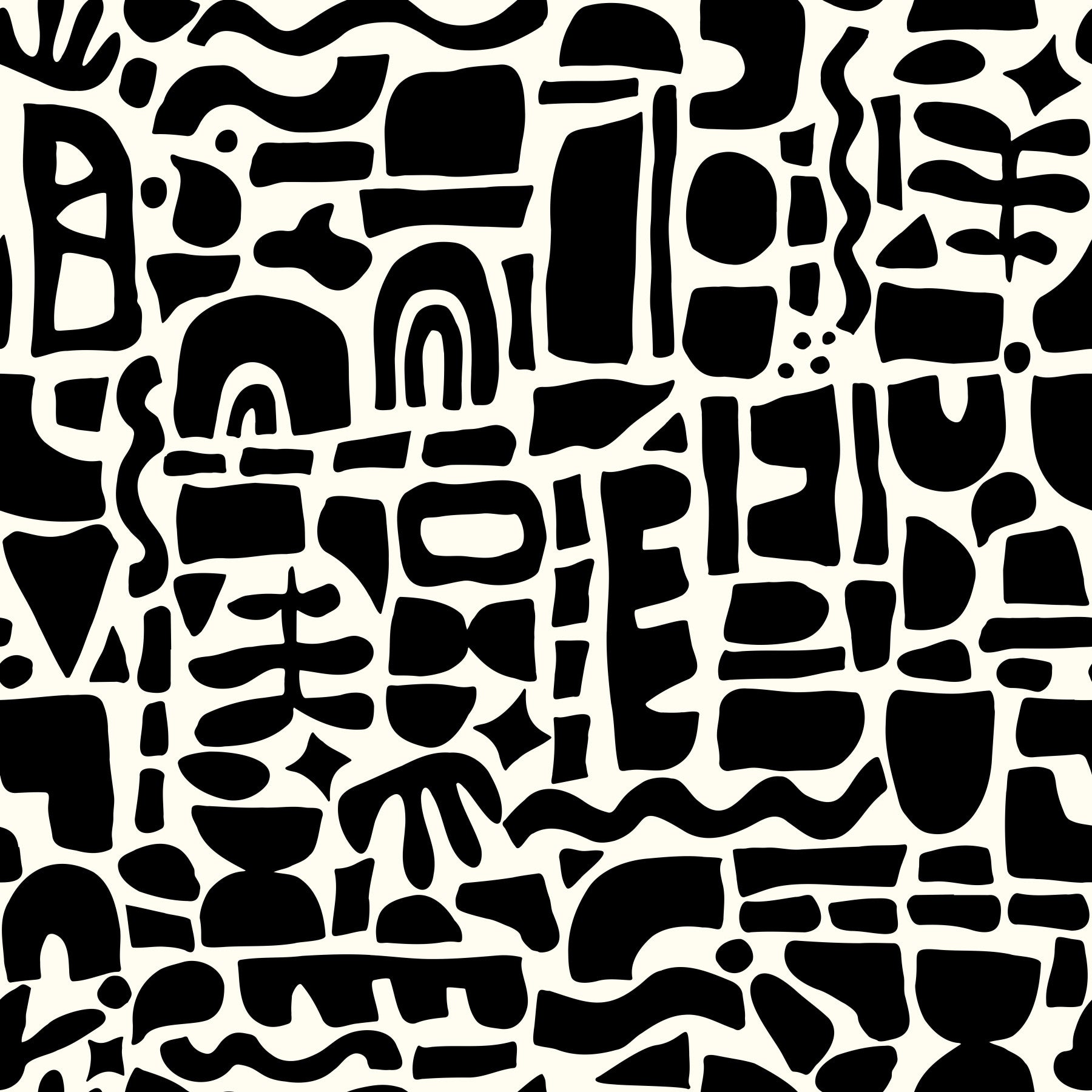 Cut-out Shapes Wallpaper⁠