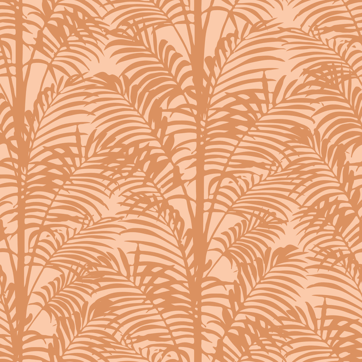 Orange Palm Shapes Wallpaper⁠ in your room