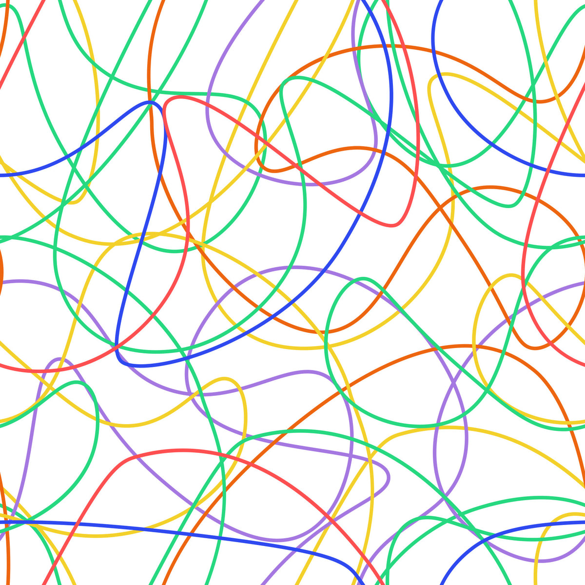 Colorful Line Print Wallpaper⁠
