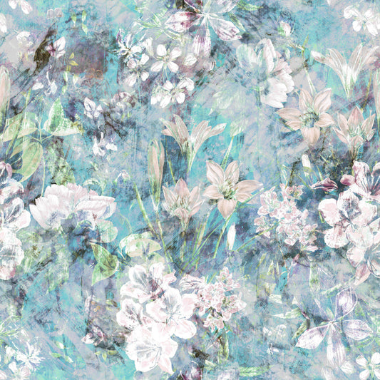 Foggy Floral Wallpaper