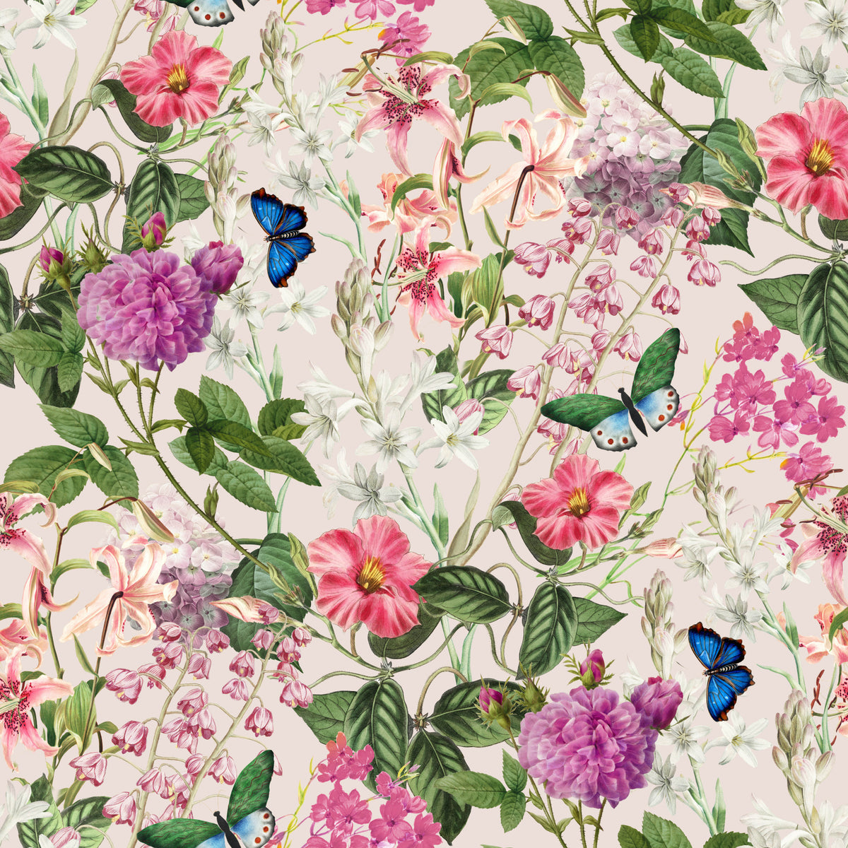 Pink Floral Wallpaper⁠ in your room