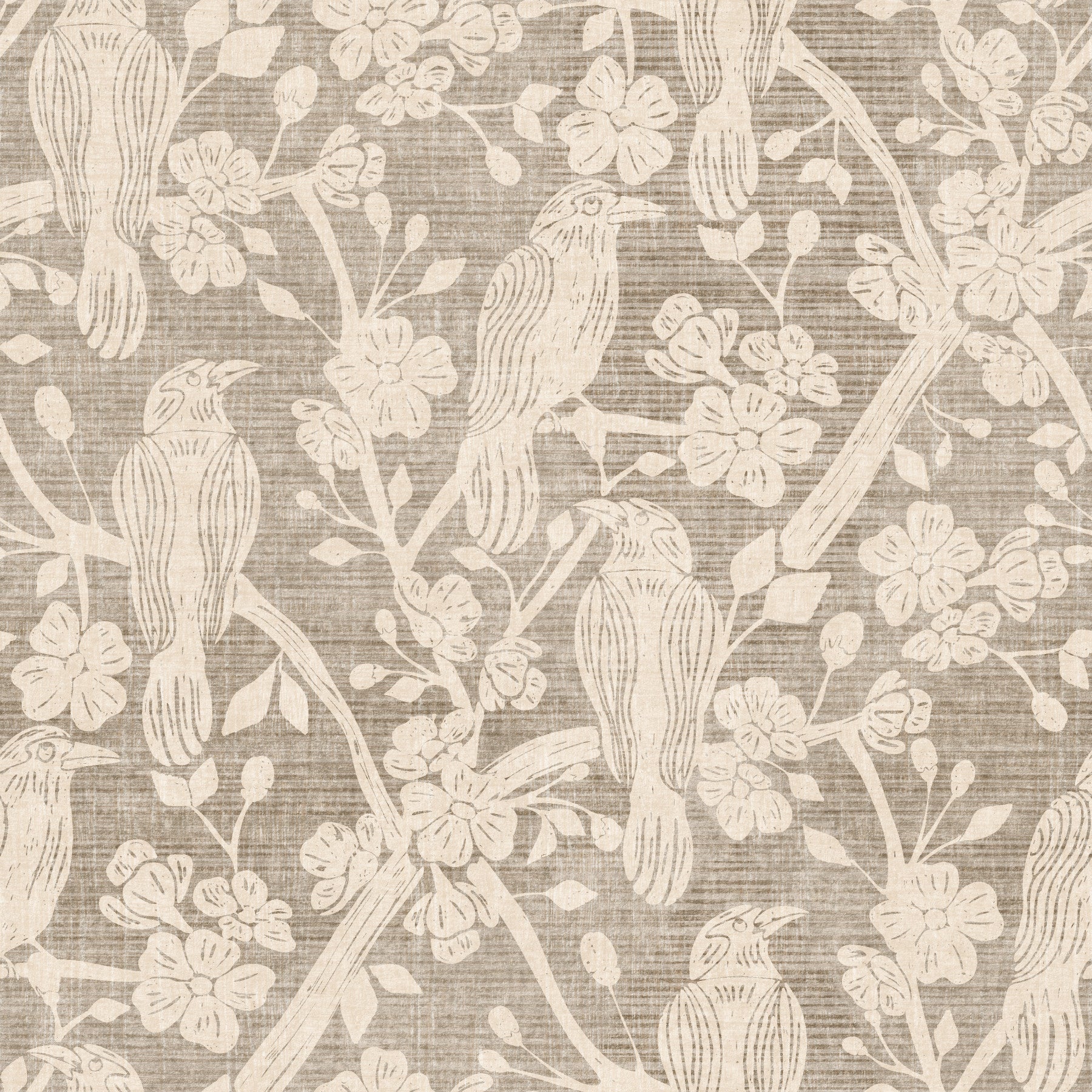 Blossom & Crow Beige & Ivory Wallpaper⁠