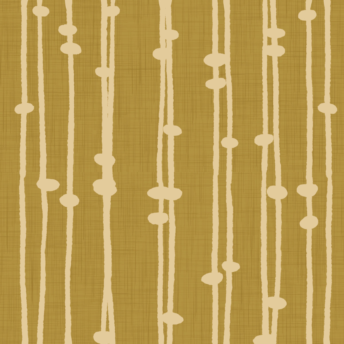 Boho Jewel Tone Stripes Retro Mustard  Wallpaper⁠ in your room — zoomed