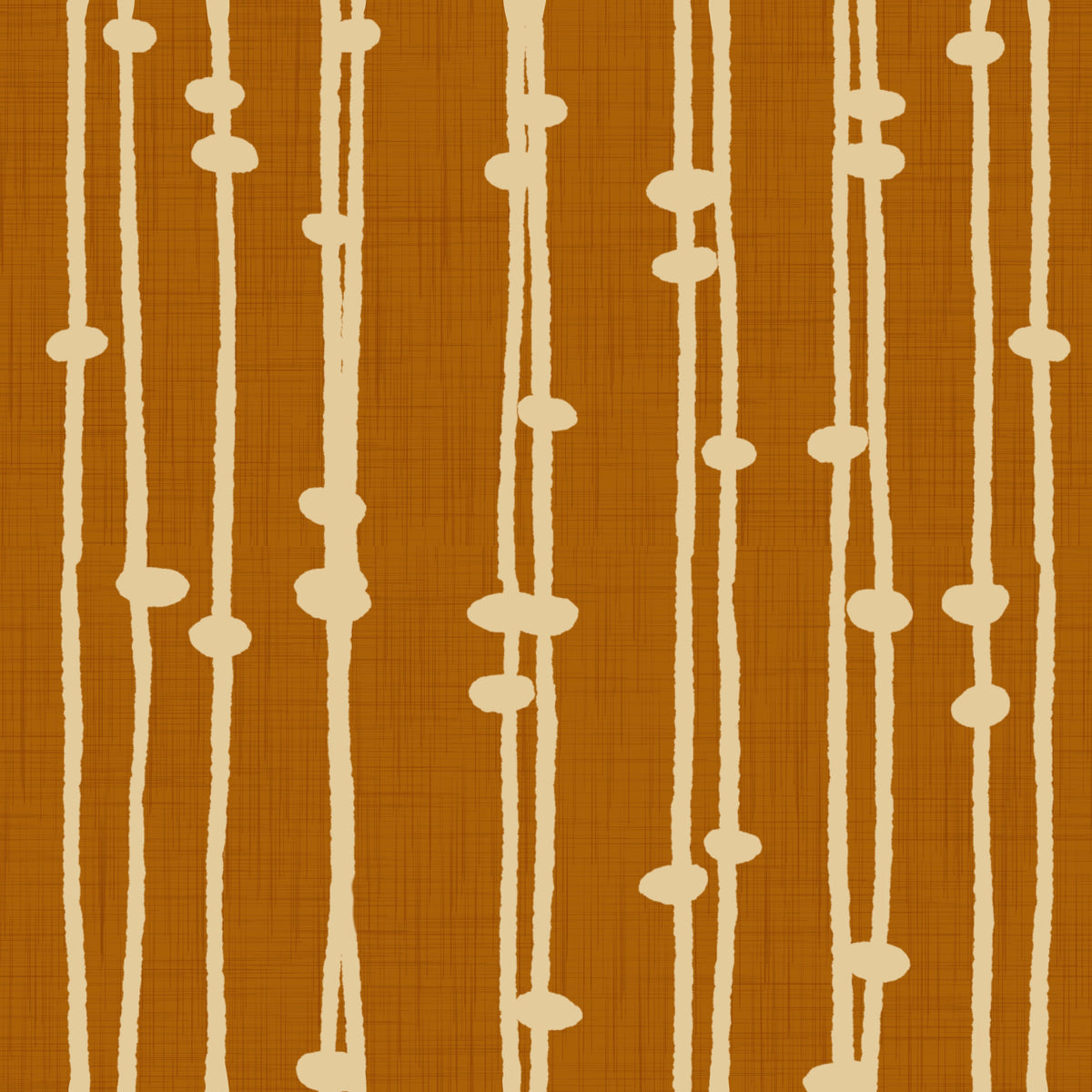 Boho Jewel Tone Stripes Retro Terracotta  Wallpaper⁠ in your room — zoomed