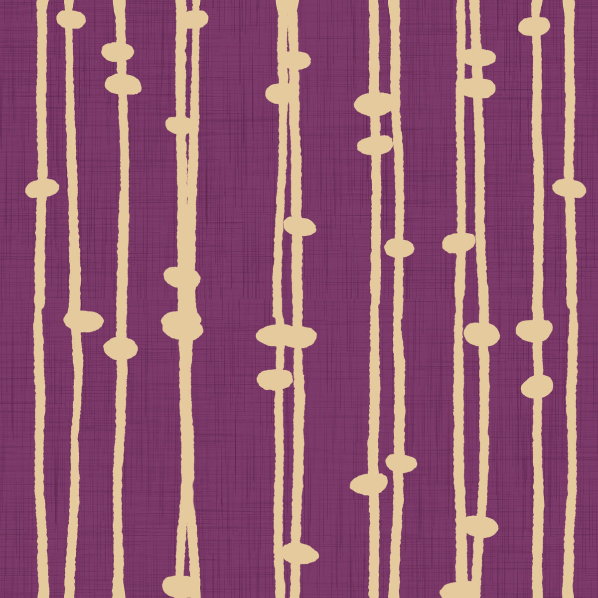 Boho Jewel Tone Stripes Retro Purple Wallpaper⁠ in your room