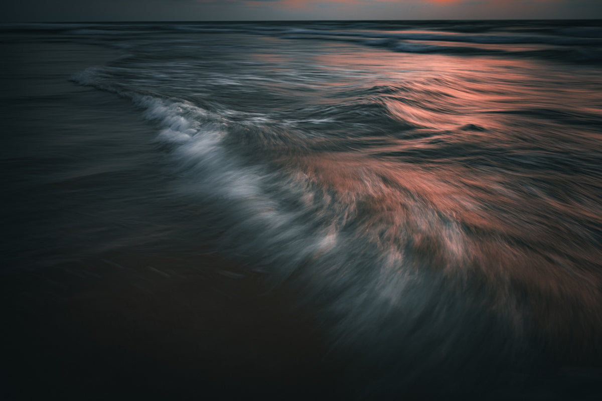 The Uniqueness of Waves XLIX Wall Mural in your room — zoomed