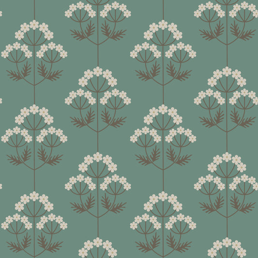 Retro Botanical Delight Wallpaper⁠