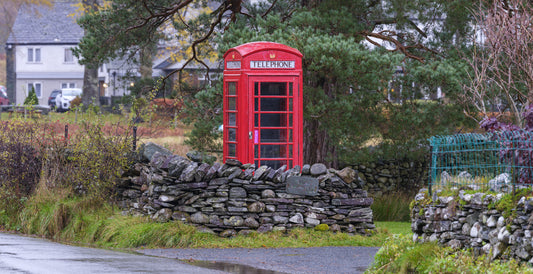 English Calling Box Wall Mural