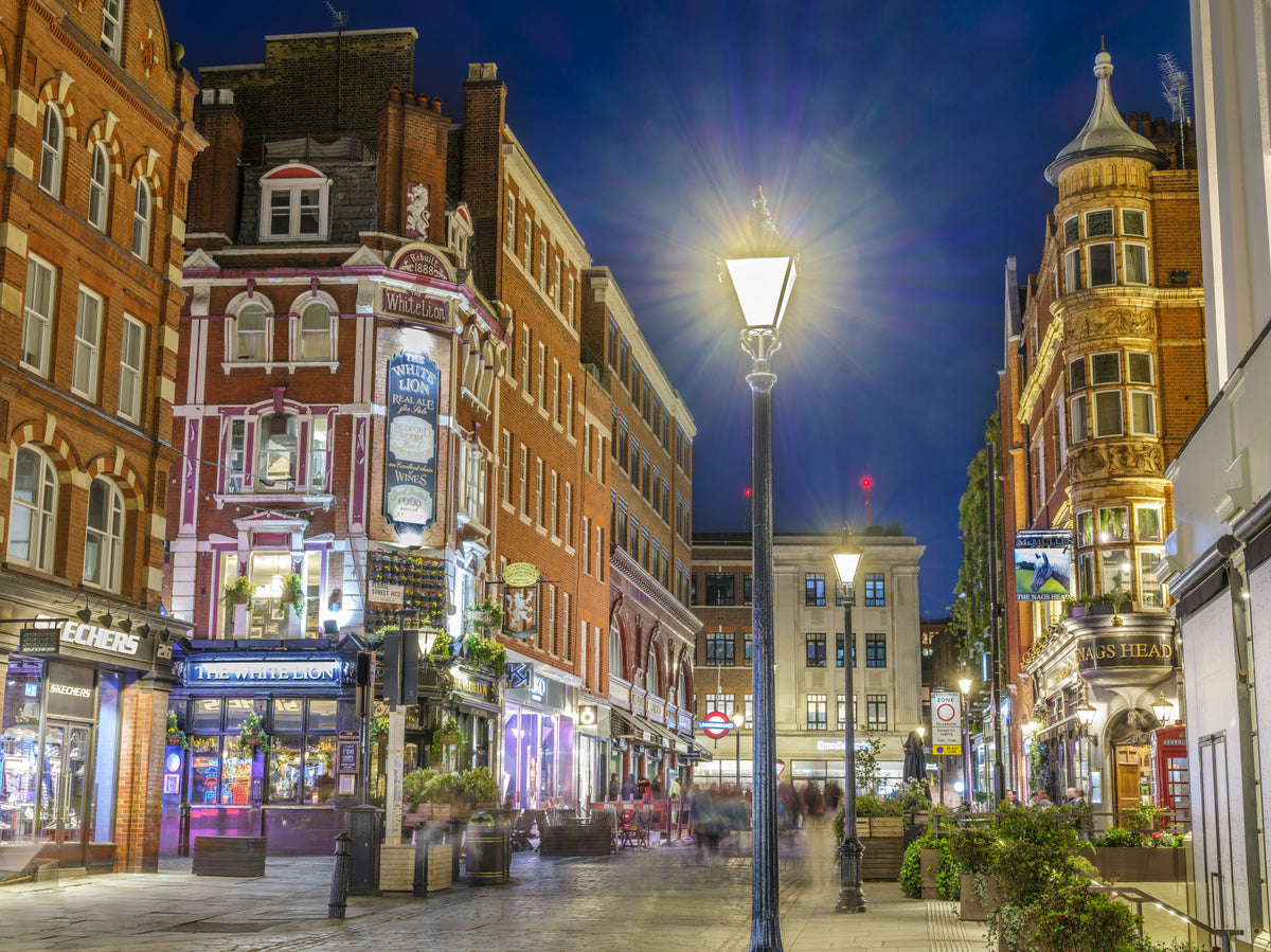 Covent Garden Nights Wall Mural in your room