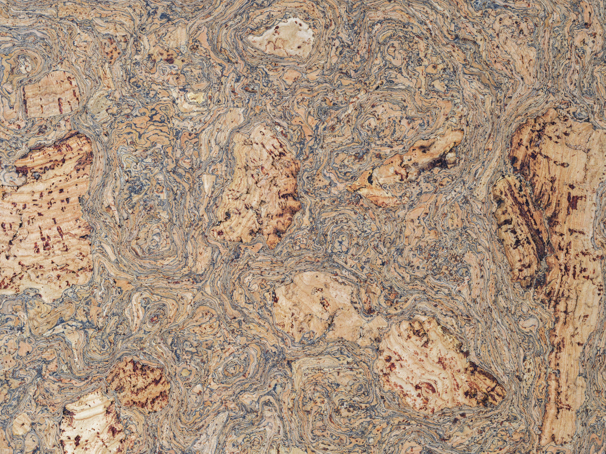 Swirling Natural Bark Mat Wall Mural in your room