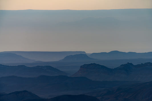 Sunrise over Ramon crater #5 Wall Mural