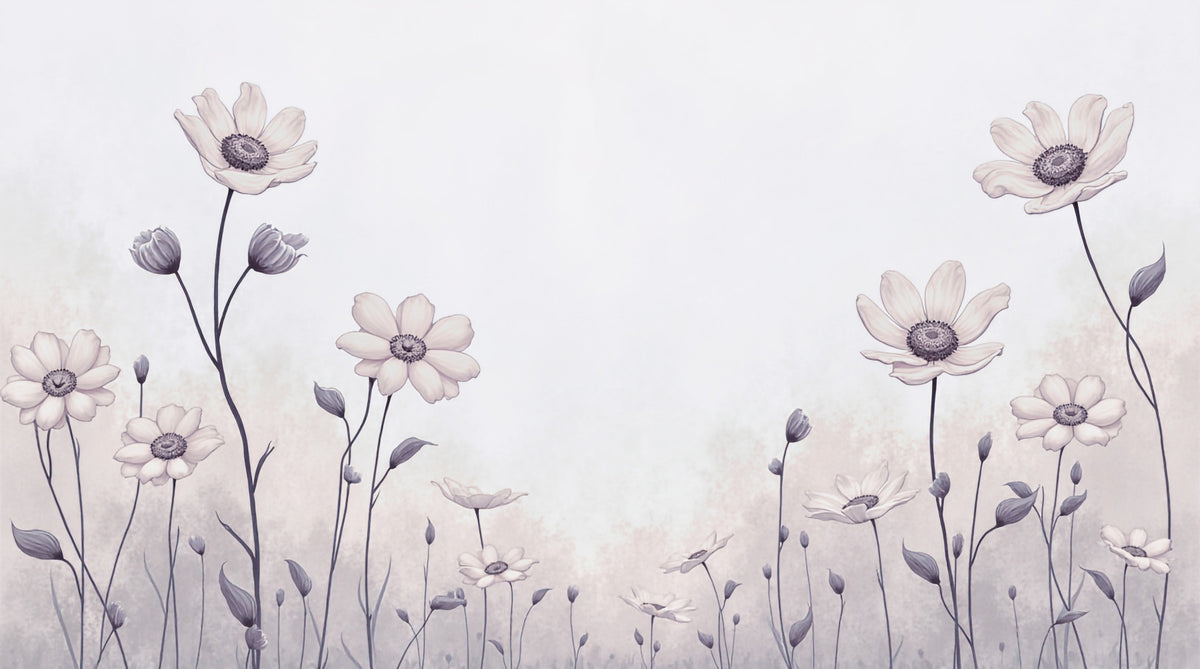 Daisy Dreams Wall Mural in your room — zoomed