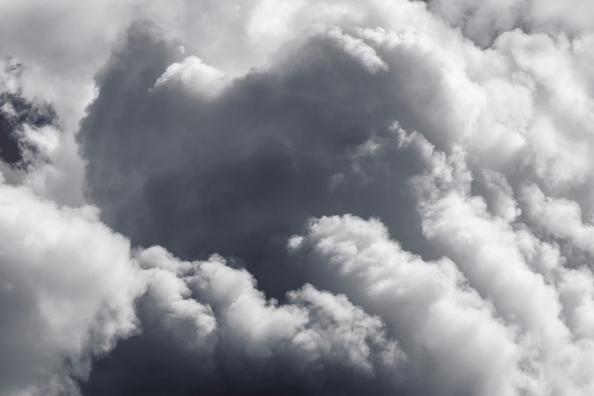 Clouds #5 Wall Mural in your room