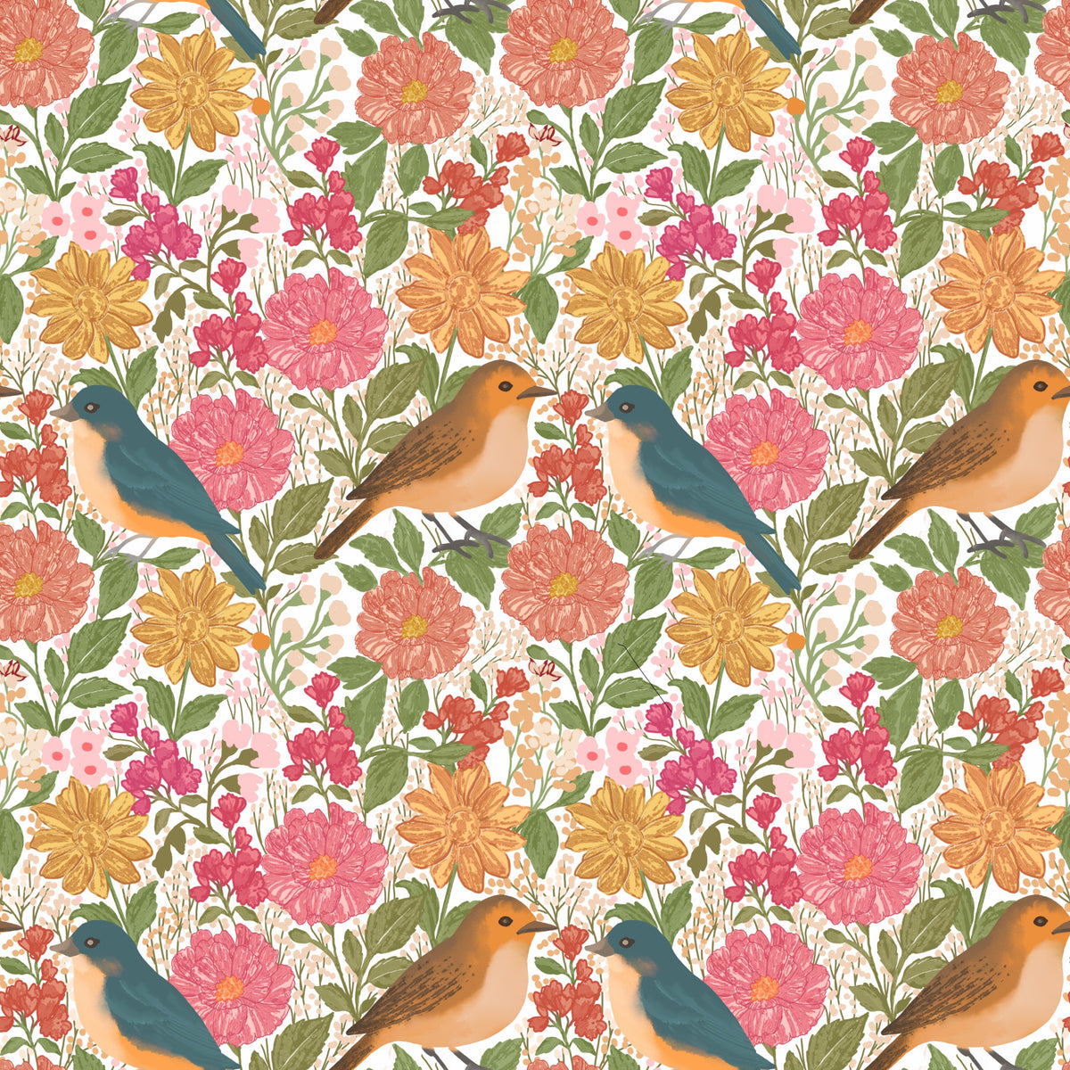 Songbird Garden Wallpaper⁠ in your room