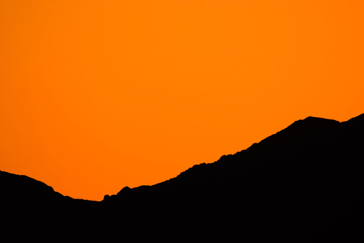 Sunset over the Mountains of Eilat II Wall Mural in your room