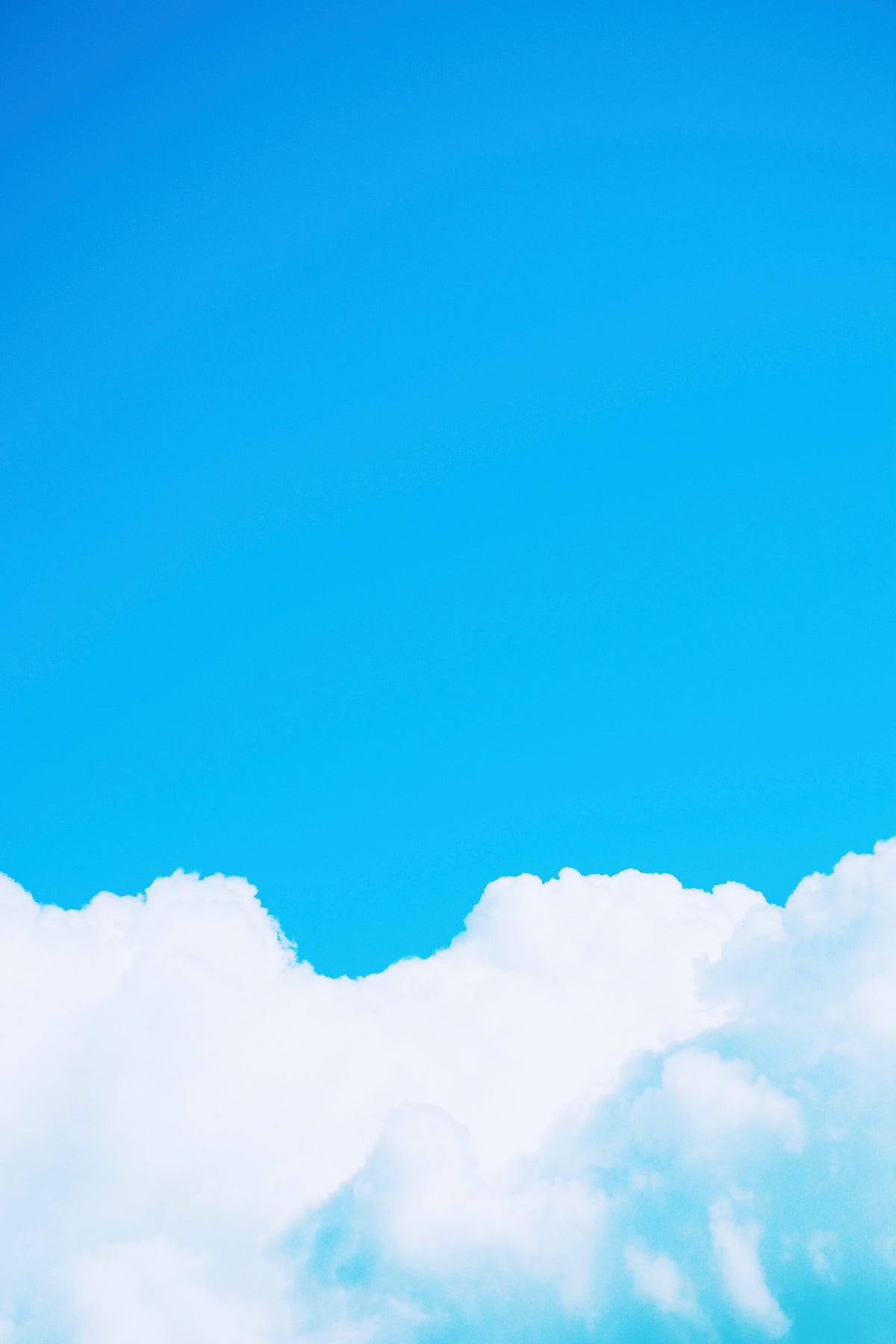Blue Clouds I Wall Mural in your room