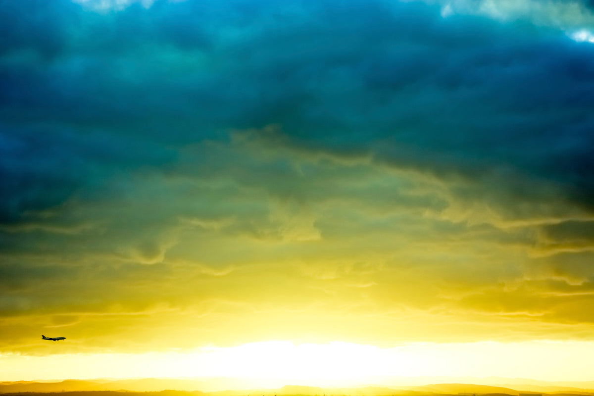 New Day Wall Mural in your room — zoomed