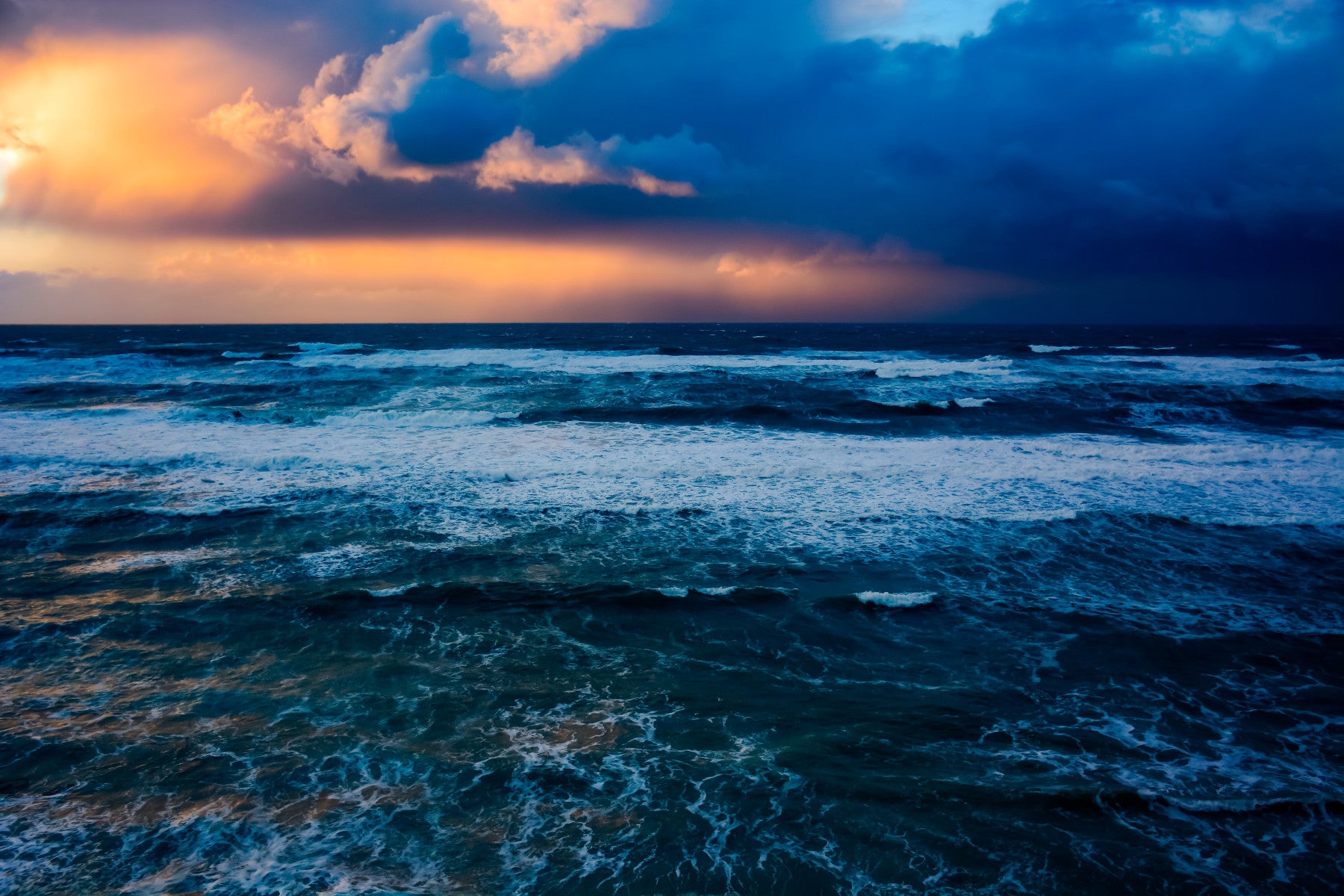 Storm over the Mediterranean Wall Mural