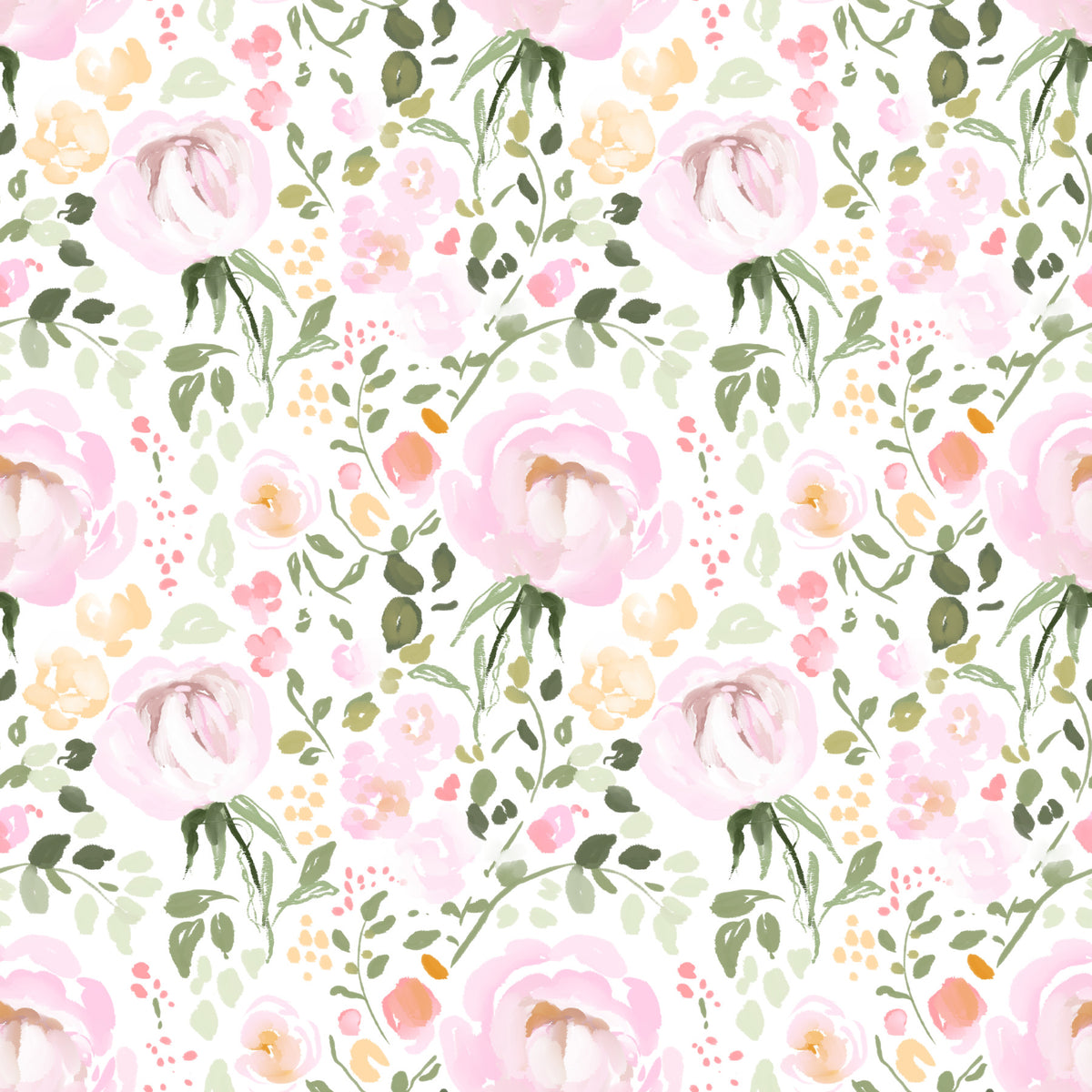 Watercolor Roses Wallpaper⁠ in your room
