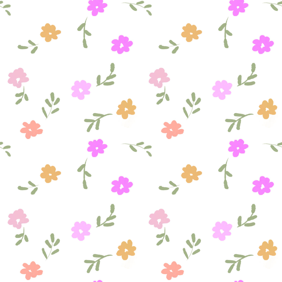 Ditsy Blooms Wallpaper⁠