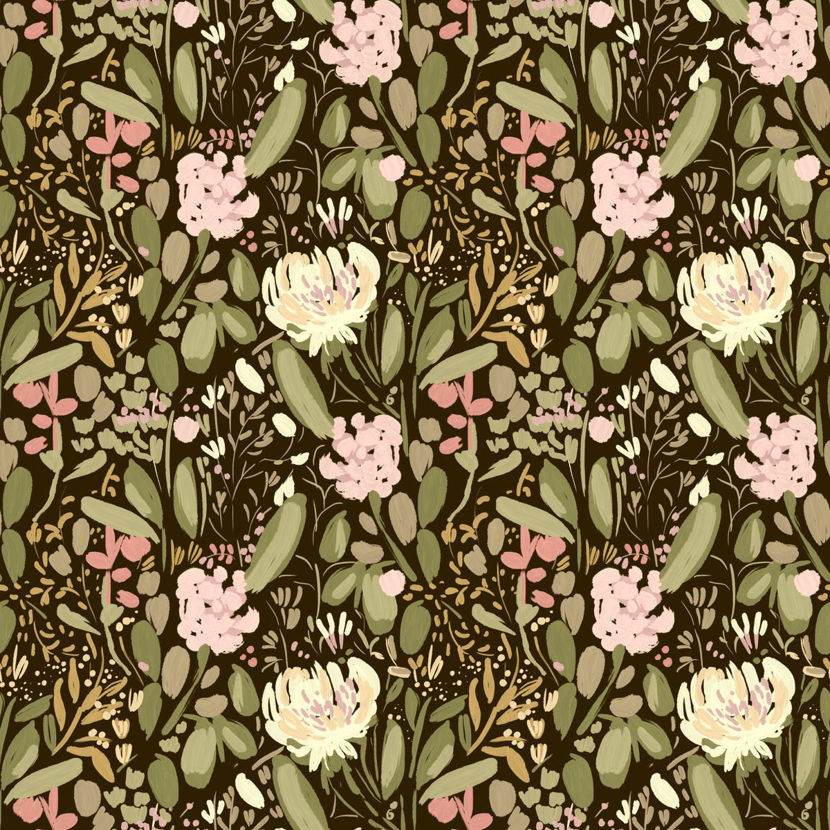 Bloomscape Wallpaper⁠ in your room — zoomed