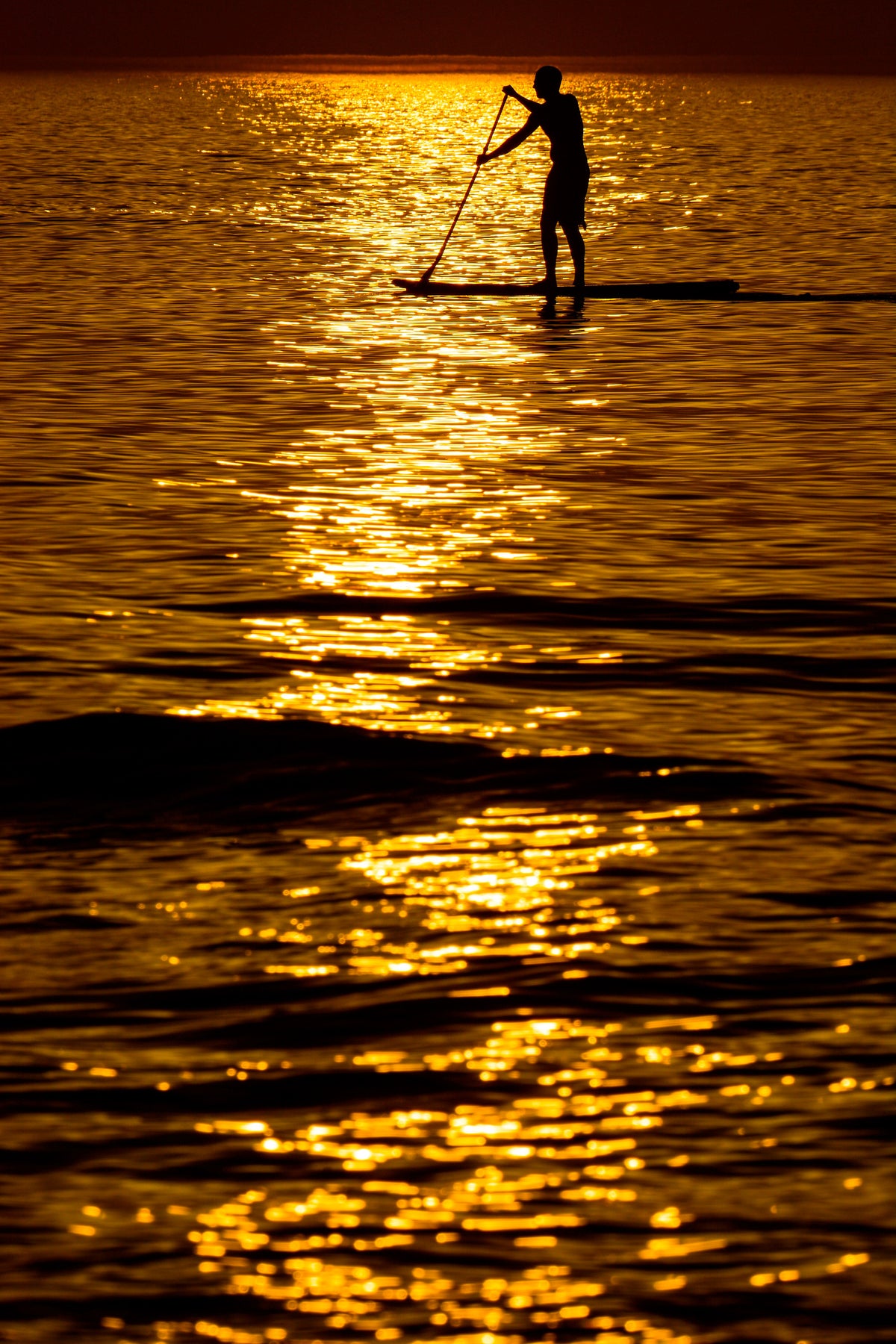 Mediterranean sunset II Wall Mural in your room — zoomed