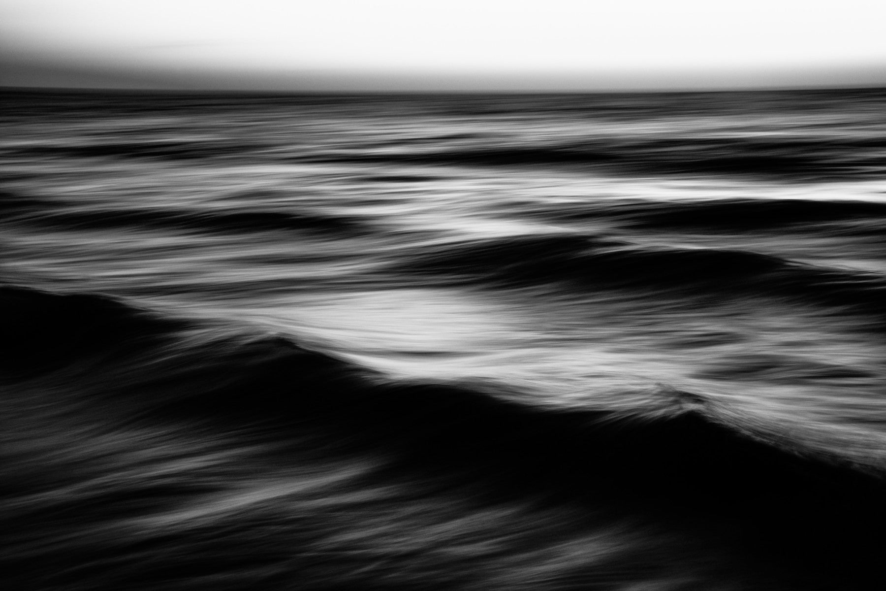 A contemplative wave texture wallpaper mural for a feature wall.

