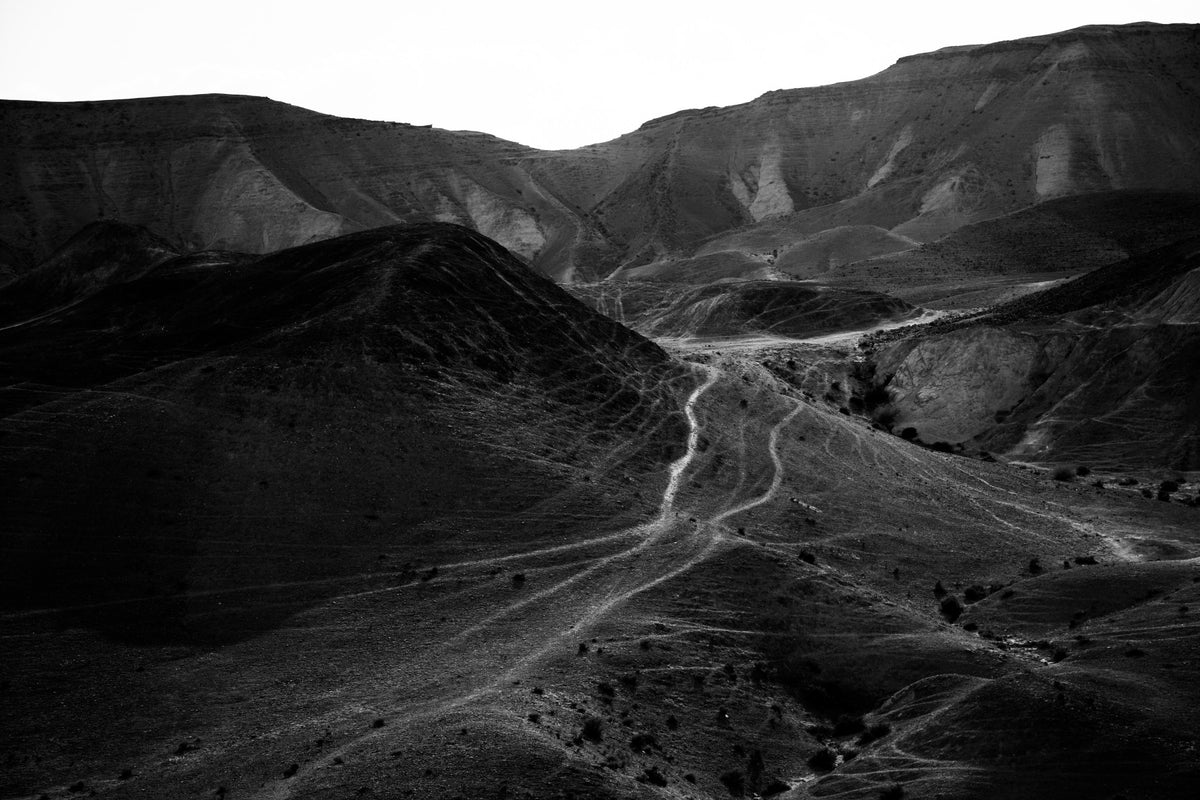 Mountains of the Judean Desert 5 Wall Mural in your room — zoomed