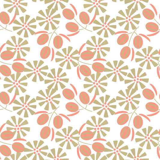 Coral Blossom Time Wallpaper⁠