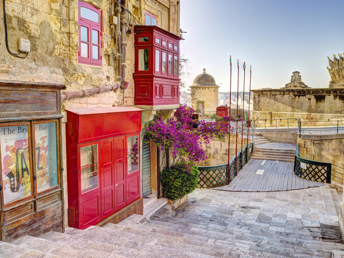 Valletta's Charm Wall Mural in your room — zoomed