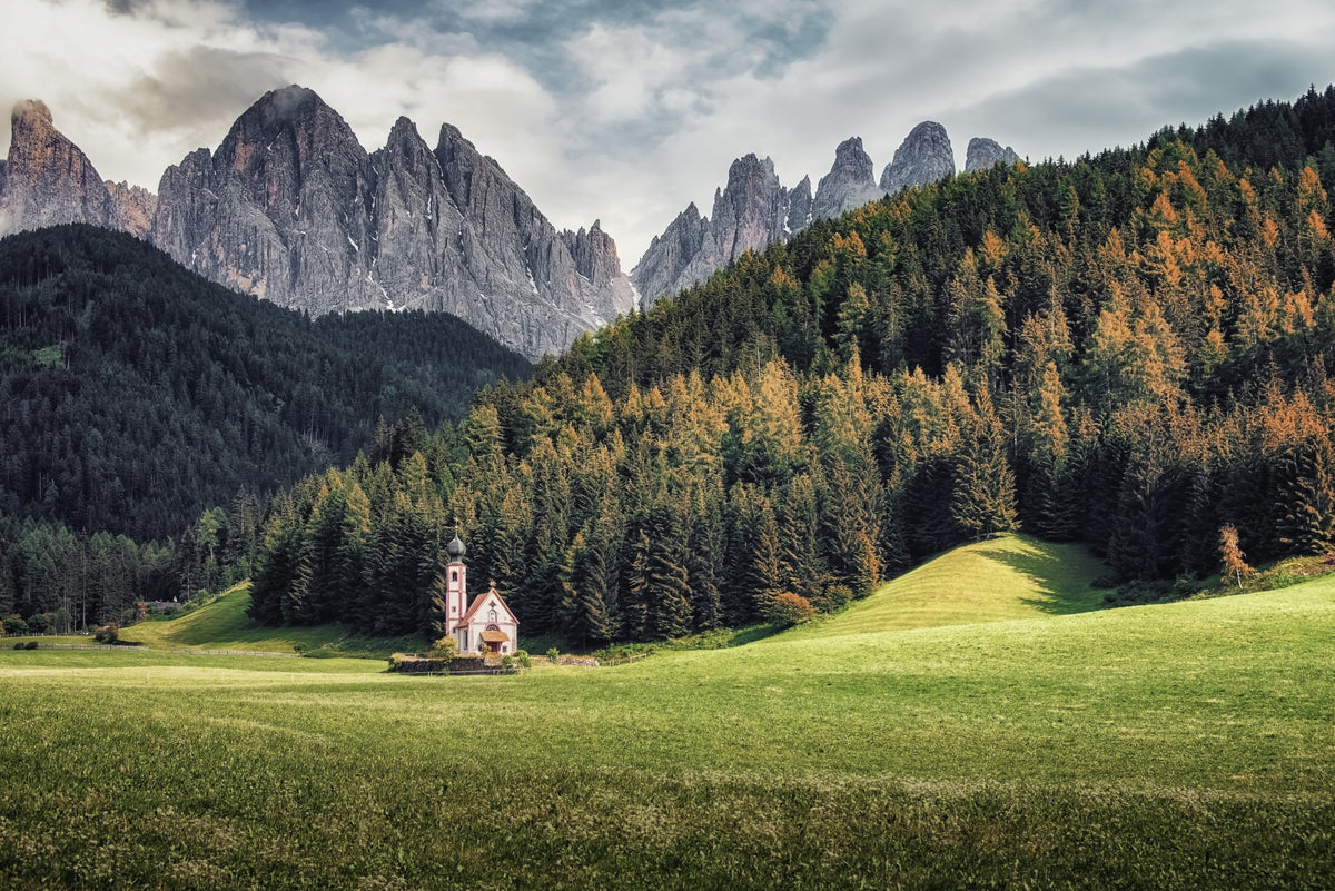 Dolomite Vista Wall Mural in your room — zoomed