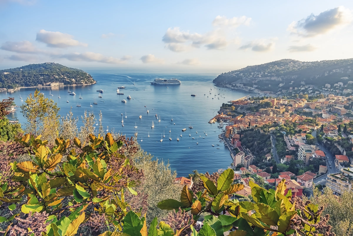 French Riviera Vista Wall Mural in your room — zoomed
