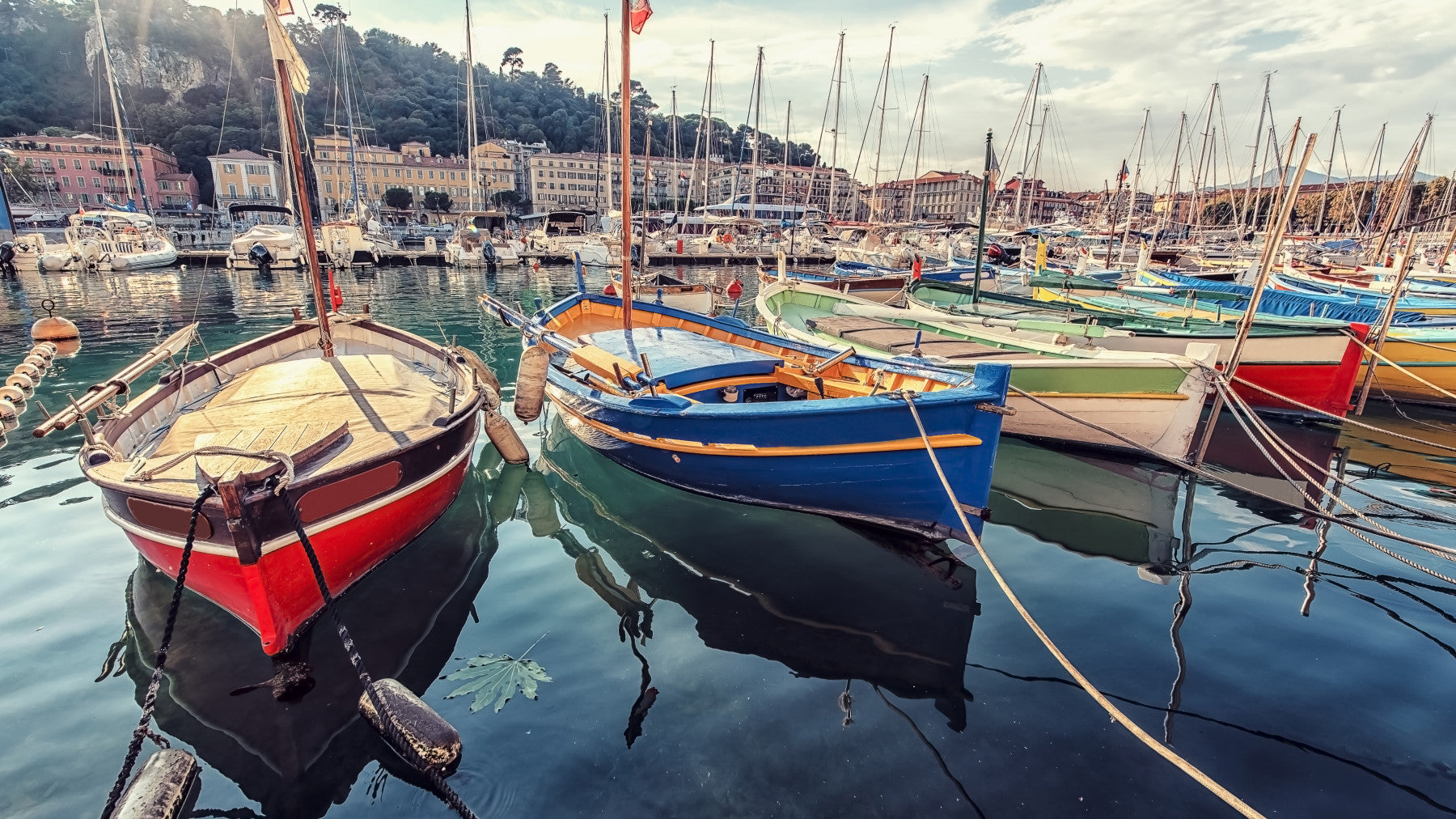 Harbor Hues Wall Mural