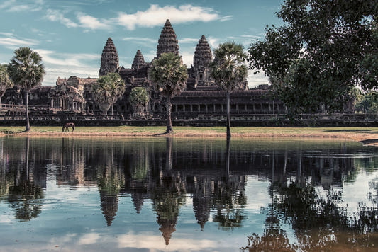 Angkor Wat Reflection Wall Mural