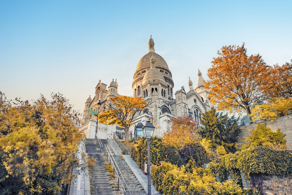 Sacre-Coeur Sunrise Wall Mural in your room