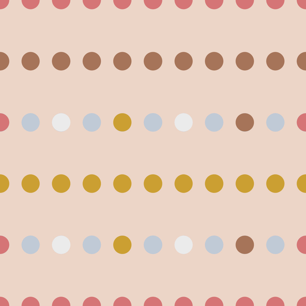 Polka Dot Parade Wallpaper⁠ in your room — zoomed