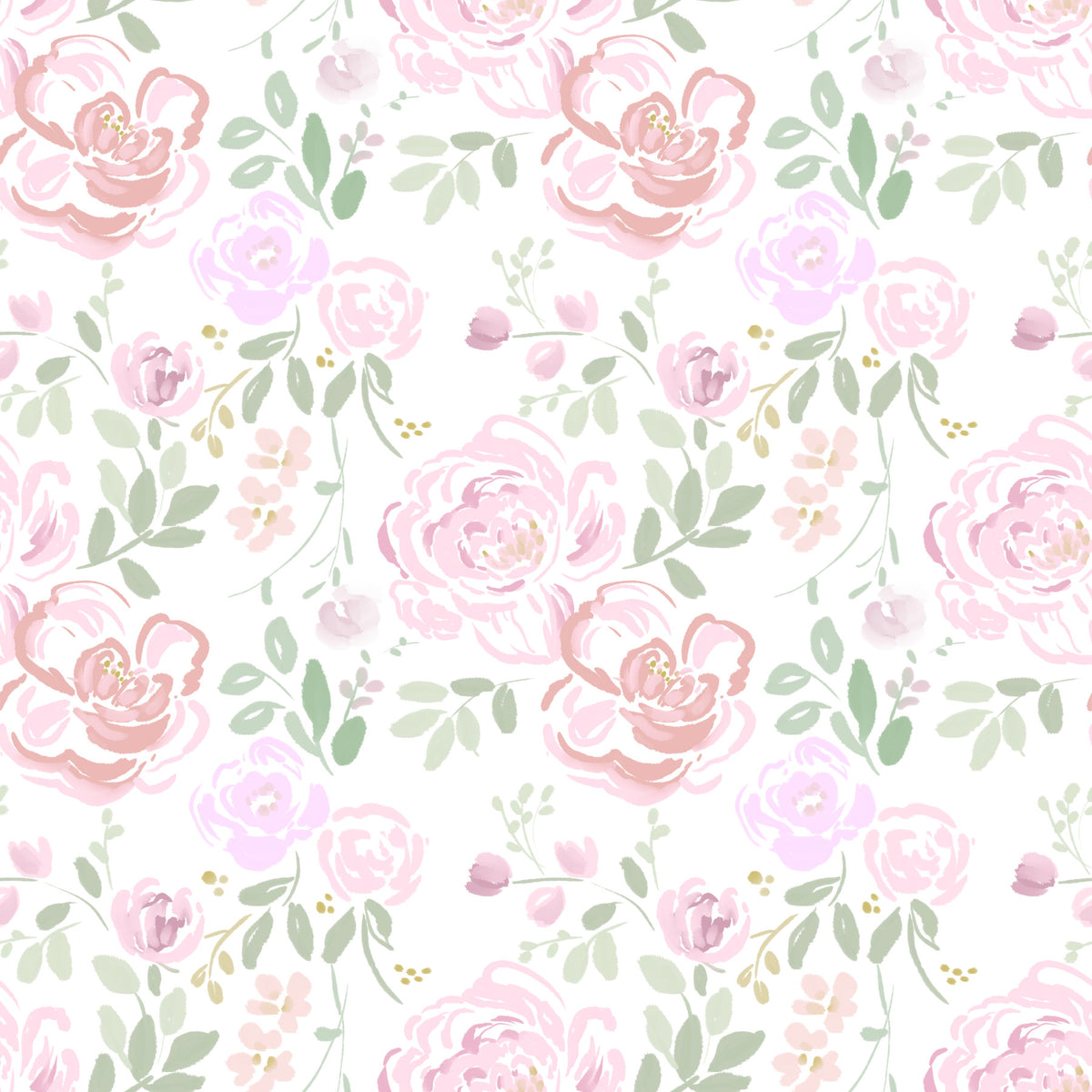 Rose Water Garden Wallpaper⁠ in your room — zoomed