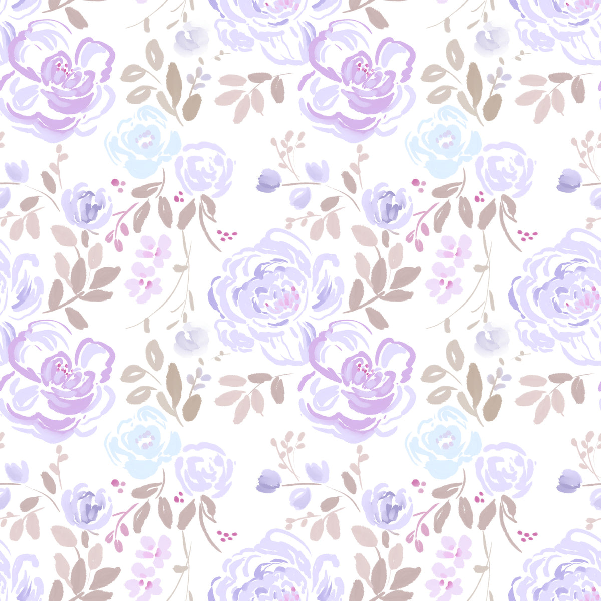 Lilac Bloom Serenity Wallpaper⁠ in your room — zoomed