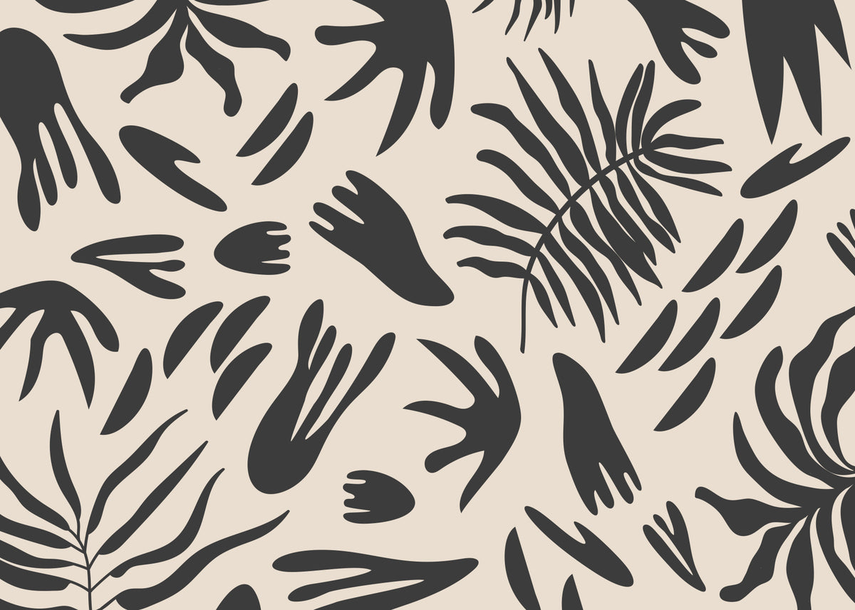Botanical Cutouts Wall Mural in your room