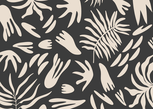 Organic Shapes Wall Mural