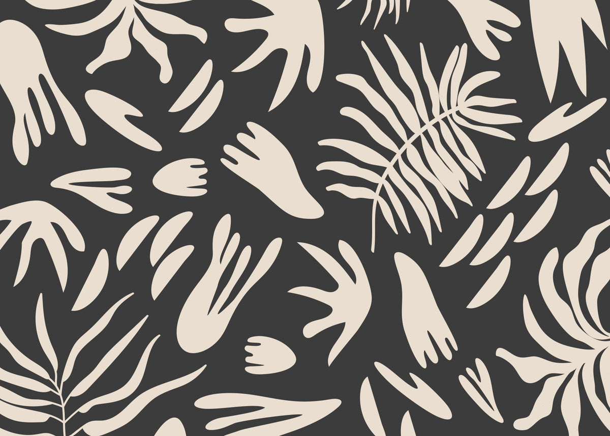 Organic Shapes Wall Mural