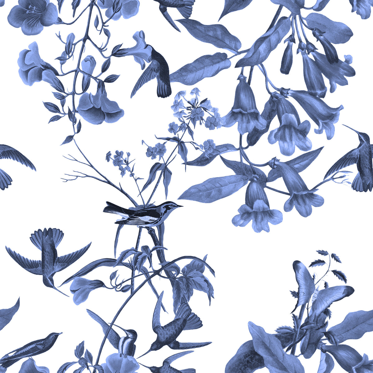 Bluebell Birdsong Wallpaper⁠