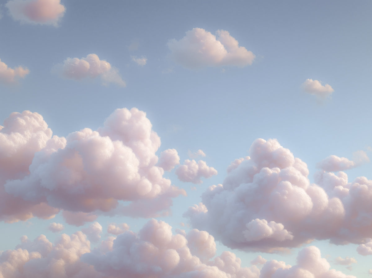 Ethereal Cloud Drift Wall Mural in your room