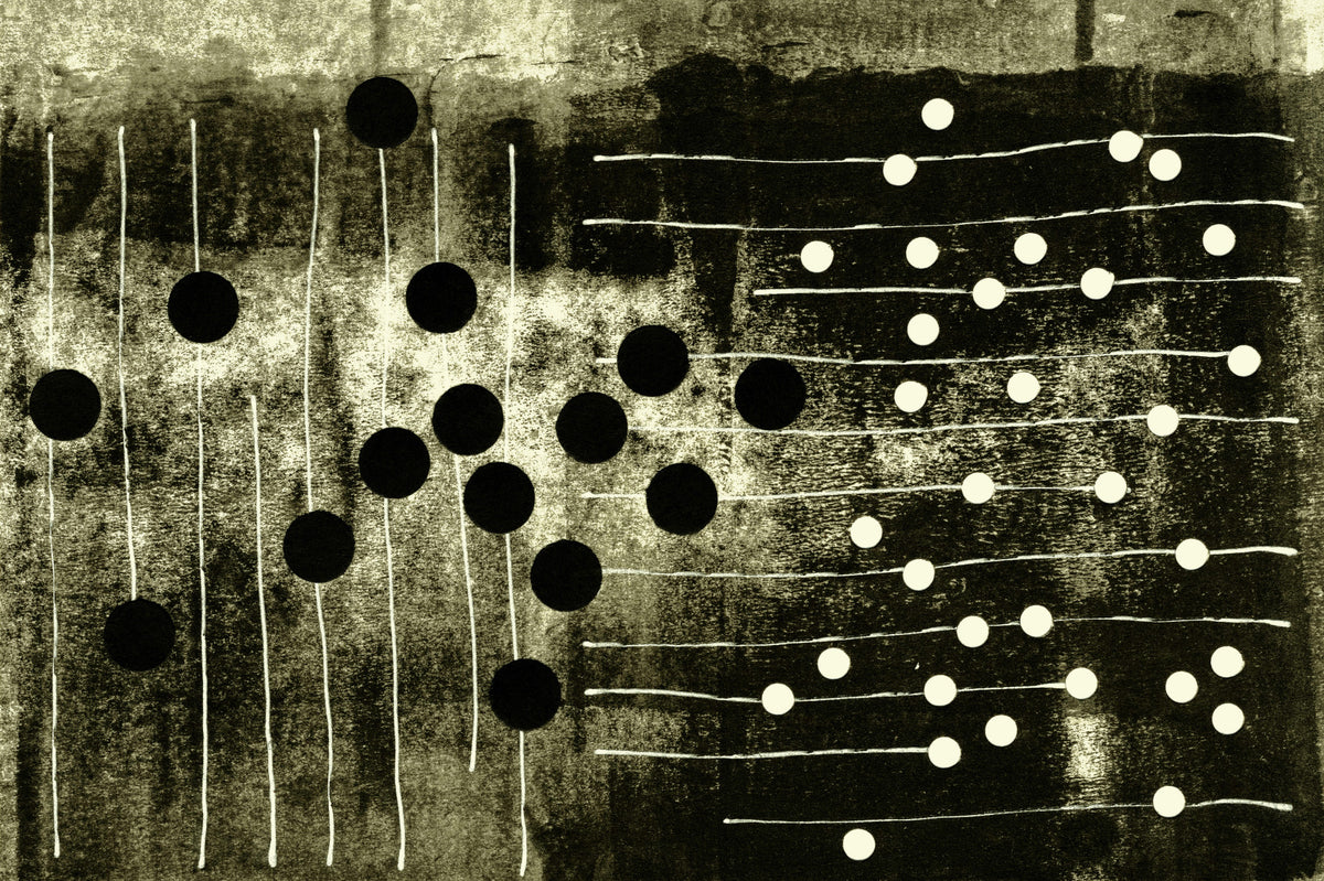 Monochrome Rhythms Wall Mural - 2749386 in your room — zoomed
