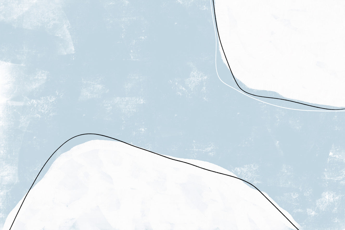 Powder Blue Strokes Wall Mural - 2303124