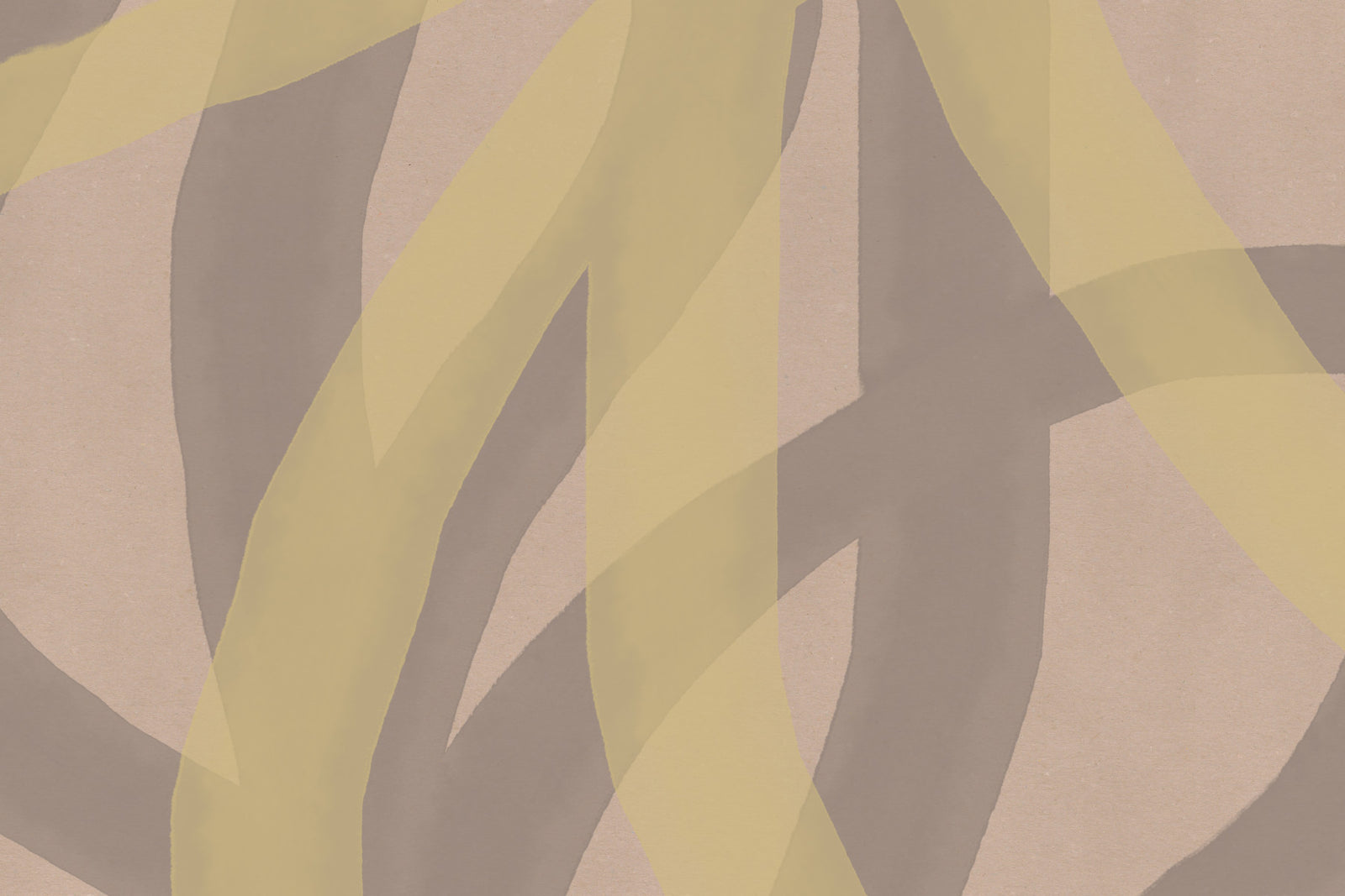 Soft Flowing Shapes Wall Mural - 2876440