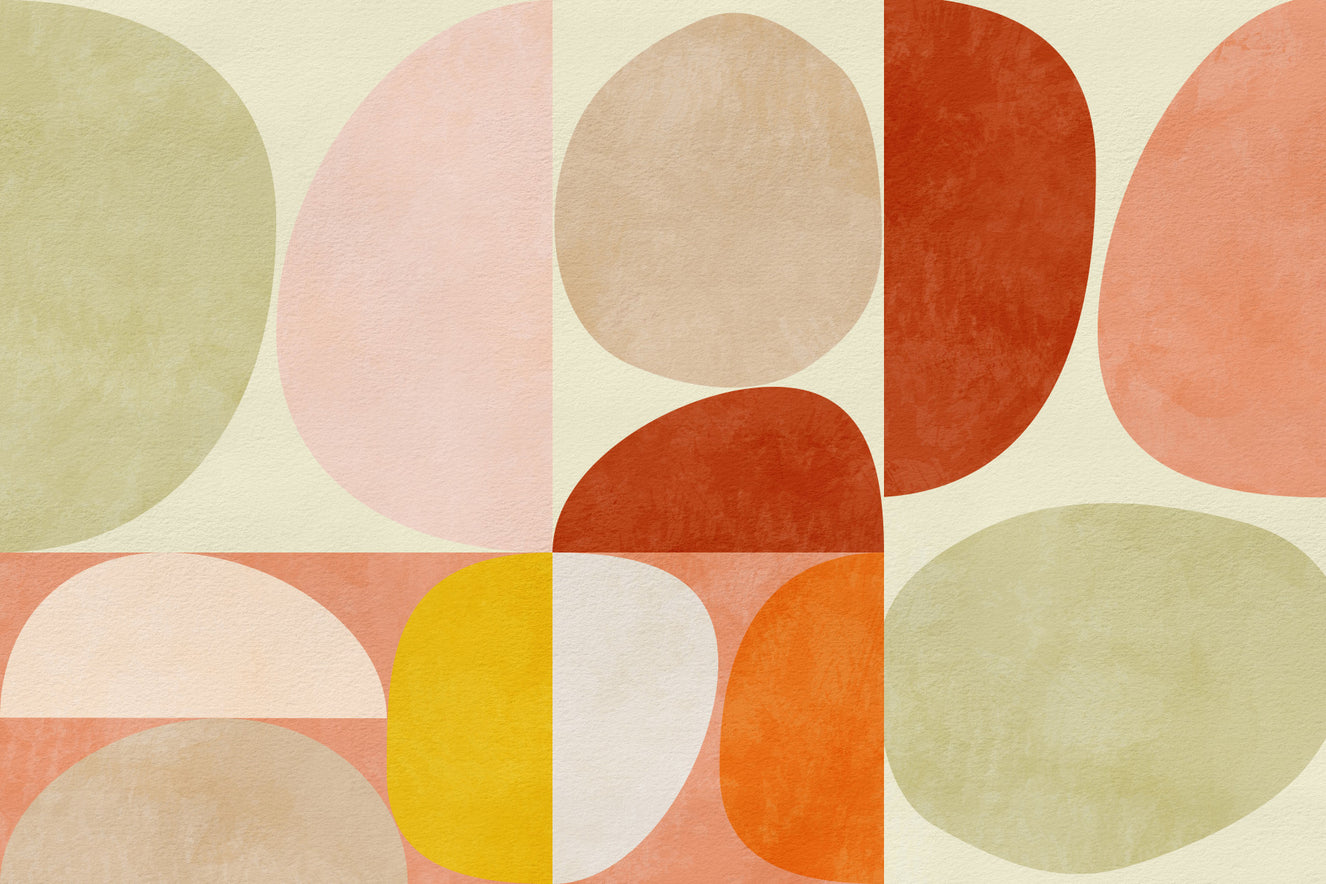 Geometric Harmony Wall Mural - 2632105