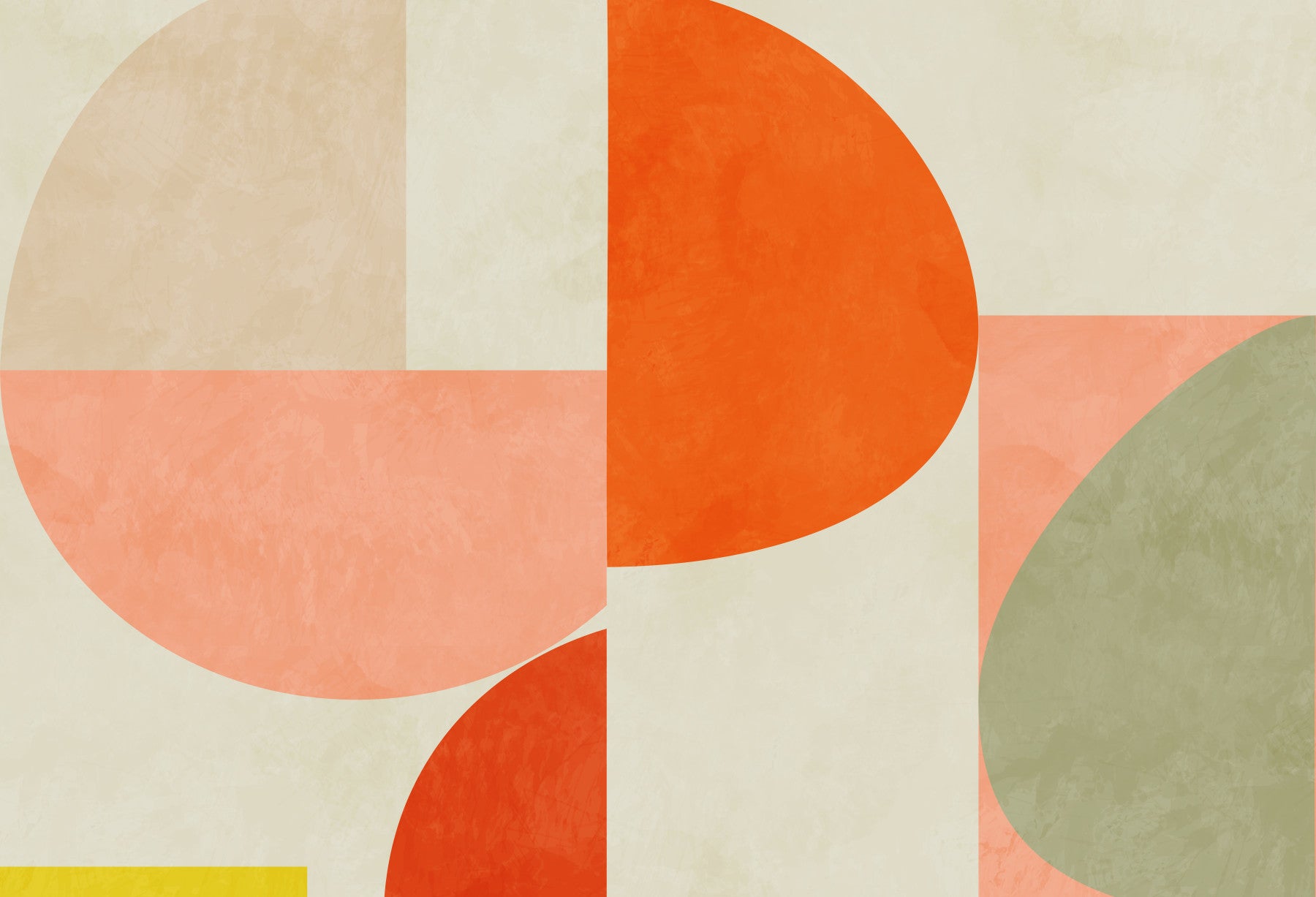Geometric Harmony Wall Mural - 2858624