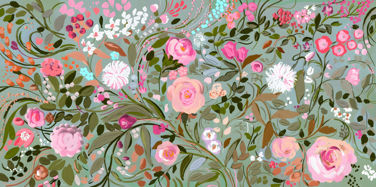 Painterly Bloom Wall Mural -2947048 in your room