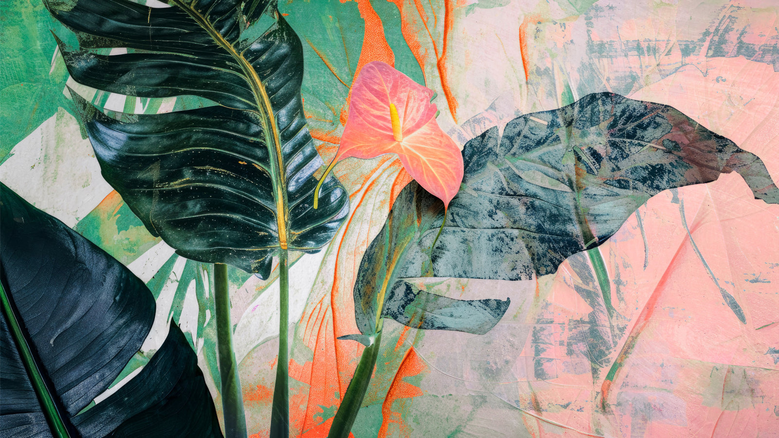 Botanical Strokes Wall Mural -2714842 in your room